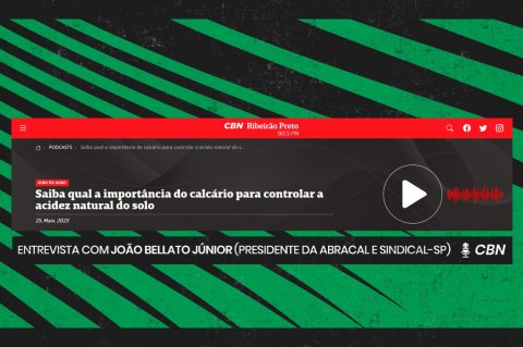 CBN de Ribeirão Preto aborda uso do calcário